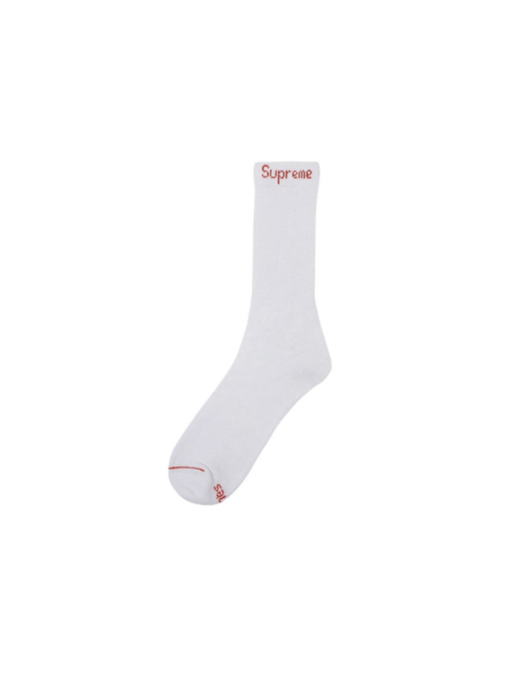Supreme X Hanes White Sock